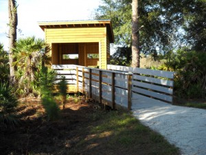 Wildlife Observation Blind at Prairie Pines Preserve